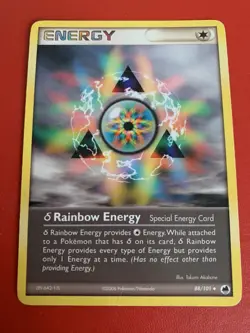 Rainbow Energy Pokemon Card 88/101 EX Dragon Frontiers uncommon MP - Image 1