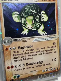 Golem EX Dragon 91/97 Holo Rare Pokemon E Card 2003. 2X SWIRLS!. NM - Image 2