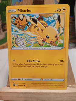 Pokemon TCG Card: PIKACHU 49/195 | Common | Silver Tempest | NM/Mint 1 - Image 1