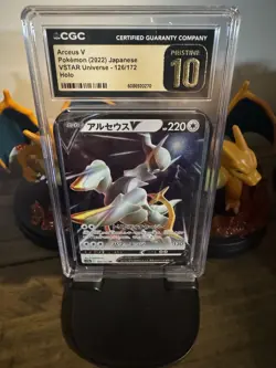 Arceus V 126/172 S12a: Vstar Universe Holo Graded Pokemon Card Cgc Pristine Ten - Image 1