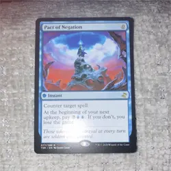 Magic: The Gathering Pact of Negation Instant Time Spiral Remastered Rare 077 - Image 1
