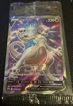 Mewtwo V SWSH229 SWSH: Sword & Shield Holo Sealed Promo Pokemon Card Sealed NM - Image 1