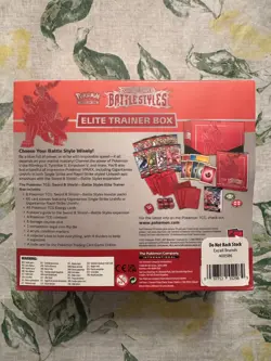 Pokemon TCG - Battle Styles - Elite Trainer Box Red New Sealed - Image 3