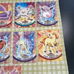 Pokemon Topps Series Card Lot of 9 TV Animation Edition Charmeleon Mankey Gastly - Image 3