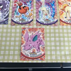 Pokemon Topps Series Card Lot of 9 TV Animation Edition Charmeleon Mankey Gastly - Image 4