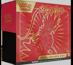 Pokemon Scarlet and Violet Elite Trainer Box ETB Koraidon NEW FACTORY SEALED - Image 1