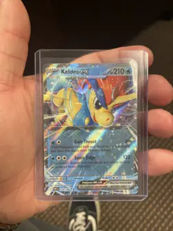 2025 Pokemon Keldeo EX White Flare Double Rare Holo Card 030/086 - Image 1