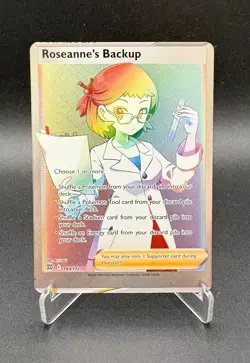 Pokemon Roseanne's Backup 180/172 - Secret Rainbow Brilliant Stars MISPRINT - LP - Image 1
