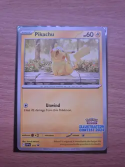 Pikachu Illustration Contest 214 SV-P Black Star Promo - Pokemon TCG - Image 1