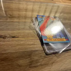 1999 Topps Pokemon #TV1 Ash Ketchum & Pikachu Blue Logo - Image 4