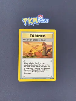 Pokemon TCG Pokemon Breeder Fields Neo Revelation 62/64 Regular LP. - Image 1