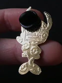 2 X Pin Jirachi & Celebi Mythical 20th Anniversary Pokemon Badge Metal 2016 - Image 5