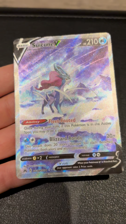 Suicune V GG38/GG70 Crown Zenith Galarian Gallery Pokemon TCG - Mint/NM - Image 2