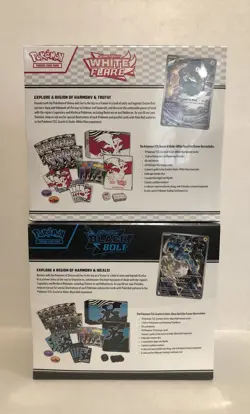 Pokemon TCG Scarlet & Violet Black Bolt and White Flare ETB Set of 2 - Image 2