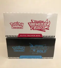 Pokemon TCG Scarlet & Violet Black Bolt and White Flare ETB Set of 2 - Image 5
