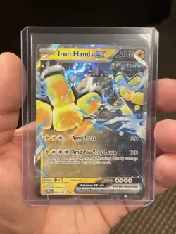 Iron Hands ex 070/182 - Paradox Rift Pokemon TCG Holo - Image 1