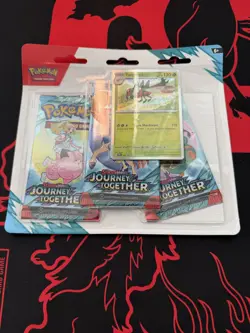 Pokemon TCG: Scarlet & Violet Journey Together 3-Pack Blister - Image 1