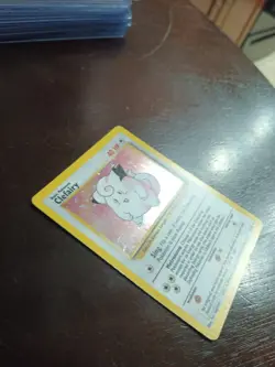 Pokemon TCG Clefairy Base Set 5/102 Holo Unlimited Holo Rare WOTC VINTAGE - Image 3