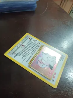 Pokemon TCG Clefairy Base Set 5/102 Holo Unlimited Holo Rare WOTC VINTAGE - Image 4