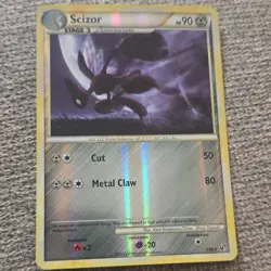 Scizor 7/90 Undaunted Stage 1 Reverse Holo Rare HP 90 Pokemon TCG - Image 1