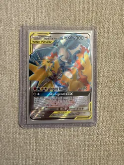 Pokemon Moltres & Zapdos & Articuno GX TAG TEAM Full Art Holo Ultra Rare 66/68 - Image 1