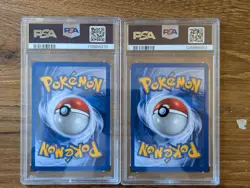 2X LOT 2003 Pokemon Black Star Holo Promo PSA 9 Pikachu Holo #012 Meowth #013 - Image 4
