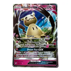 2018 Pokemon Lost Thunder - Mimikyu GX 149/214 Ultra Rare Holo Foil - NM - Image 1