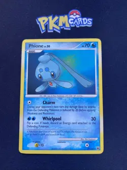 Pokemon TCG Phione Majestic Dawn 27/100 Regular Rare LP. - Image 1