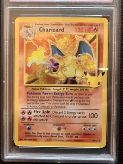 2021 POKEMON CELEBRATIONS CLASSIC COLLECTION #4 CHARIZARD-HOLO PSA 8 - Image 3