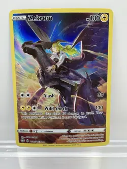Pokemon TCG Zekrom TG05/TG30 Swsh09: Brilliant Stars Trainer Gallery Holo NM - Image 1