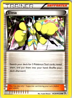 Elesa RC20/RC25 Legendary Treasures: Radiant Collection Pokemon TCG NM Holo - Image 1