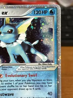 Pokemon Vaporeon EX Delta Species 110/113 Ultra Rare Lightly Played LP - Image 3