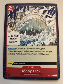 One Piece Paramount War Moby Dick OP02-024 NM - Image 1