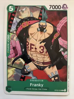 One Piece Paramount War Franky OP02-039 NM - Image 1