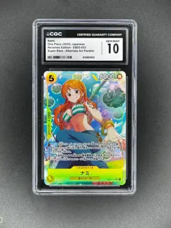 2025 One Piece Japanese Heroines Edition Alt Art Nami #EB03-053 CGC 10 Gem Mint - Image 1