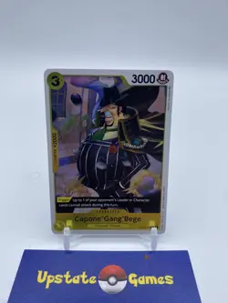 Capone Gang Bege OP04-100 R Kingdoms of Intrigue One Piece TCG English - Image 1