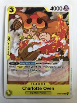 One Piece Pillars Of Strength Charlotte Oven OP03-105 NM - Image 1