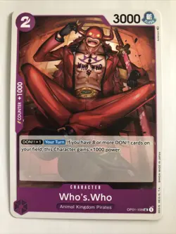 One Piece Romance Dawn Who’s Who OP01-109 NM - Image 1