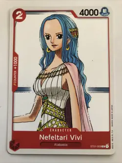 One Piece Starter Deck 1: Straw Hat Crew Nefelteri Vivi ST01-009 NM - Image 1