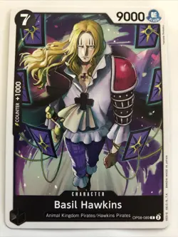 One Piece CCG Two Legends Basil Hawkins OP08-089 NM - Image 1