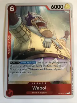 One Piece CCG Two Legends Wapol Foil OP08-014 NM Rare - Image 1