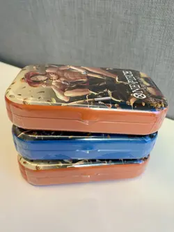 Lot of 3 Tins | Factory Sealed | One Piece TCG Tin Pack Set Volume 2 - Image 2