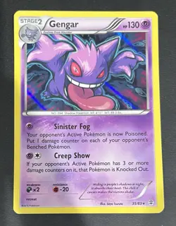 Pokemon TCG Gengar Holo Rare Card 35/83 XY Generations 2016 - Image 1