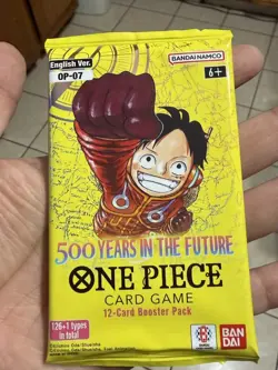 Bandai One Piece Card Game 500 Years in the Future Booster Pack English 12 Cards - Image 1