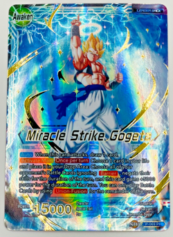 Miracle Strike Gogeta Gold Foil | P-069 | Dragon Ball Super Card Game NM - Image 1