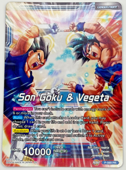 Miracle Strike Gogeta Gold Foil | P-069 | Dragon Ball Super Card Game NM - Image 2