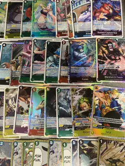 ONE PIECE Card Lot (over 1000) SR, R, Leader, Don, 2 Boxes - Image 2
