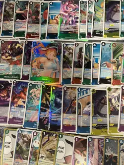 ONE PIECE Card Lot (over 1000) SR, R, Leader, Don, 2 Boxes - Image 4