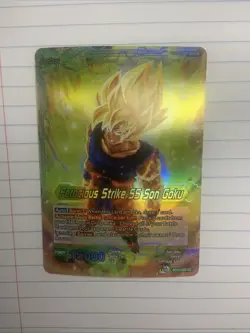 Ferocious Strike SS Son Goku BT10-060 Foil Dragon Ball Super Card Game | NM - Image 1