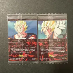 S3600 Vegito Son Goku & Vegeta SSR Dragon Ball Itajaga Vol.5 Cards Sealed - Image 2